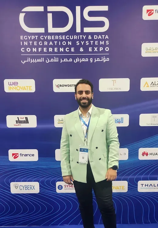 محمود صفوت في مؤتمر CDIS للأمن السيبراني